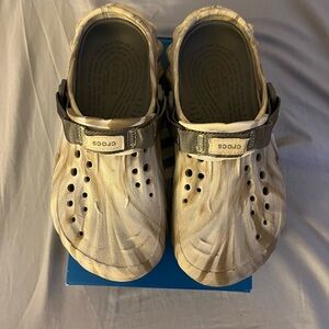 Hype Beast CROCS Kids' Beige Clogs with Strap